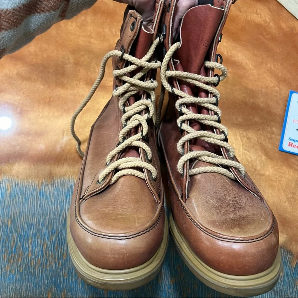 VTG New RED WING 497 Supersole Mocc toe Boot Vintage made USA Brown rare